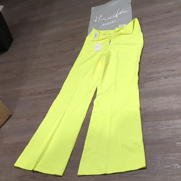Hanifa Bright Lime Jade Pants - Small - Picture 4 of 4